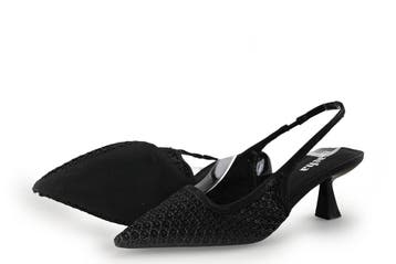 Sacha Slingbacks in maat 36 Zwart, Kleding | Dames, Verzenden, Zwart, Zo goed als nieuw, Sacha