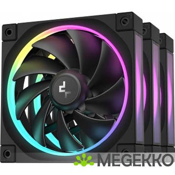 DeepCool FL12-3 in 1 Black, Verzenden