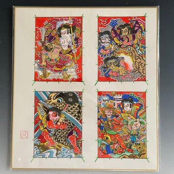 Omocha-e Shikishi | Japanese Toy Prints - Omocha-e Shikishi