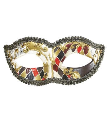 Zwart Gouden Oogmasker, Verzenden, Nieuw