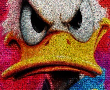 David Law - Crypto Donal Duck - Angry
