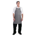 Chef Works halterschort grijs | Polyester/Katoen |, Verzenden