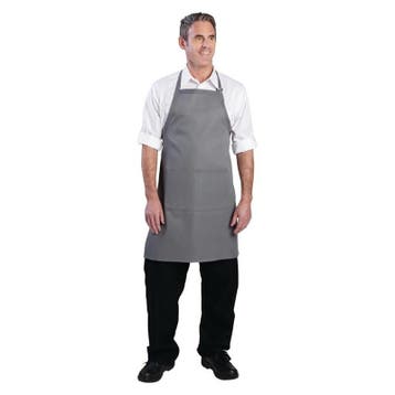 Chef Works halterschort grijs | Polyester/Katoen |, Verzenden, Nieuw in verpakking