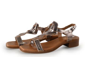 Oh My Sandals Sandalen in maat 39 Goud, Kleding | Dames, Overige kleuren, Verzenden, Sandalen of Muiltjes, Gedragen
