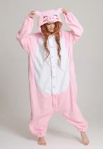 Onesie Varken Pak M-L of 170-176 Varkenspak Kostuum Roze Big, Ophalen of Verzenden, Nieuw