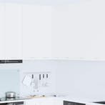 vidaXL Hangkast met opslag Wit 57 x 57 x 100 cm Bewerkt hout, Verzenden, Nieuw