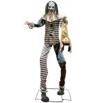 Halloween Decoratie Sinister Clown 240 Cm Animatronic, Nieuw