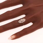 Ring - 18 karaat Geel goud - Diamant - Vintage uit 1920, Nieuw