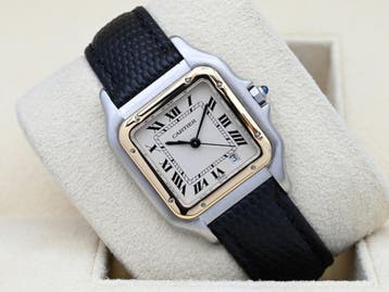 Cartier Panthere Ref. 839490 Year 1990s (Box), Handtassen en Accessoires, Overige merken, Polshorloge, Ophalen of Verzenden, Zo goed als nieuw