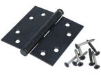 Kogellagerscharnier 8989 mm rechte hoek mat zwart, Ophalen of Verzenden