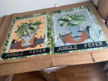 Fernando Bellver (1954) - Jungle Fever I, II (2 works)