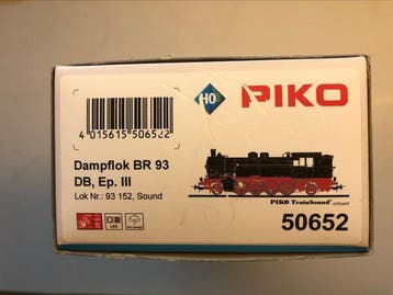 Piko H0 - 50652 - Modeltrein locomotief (1) - BR 93, Sound -, Nieuw