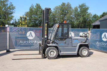 Veiling: Heftruck Hyster H6.00XL LPG 5820kg 4.6m 1988, Ophalen