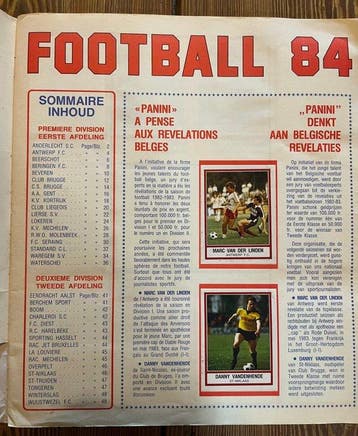 1983/84 Panini Football 84 Édition originale Sticker album -, Verzamelen, Nieuw