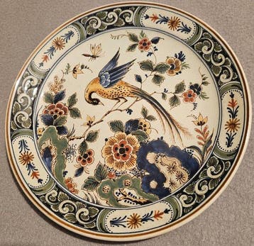 De Porceleyne Fles, Delft - Assiette murale - Faïence, Antiek en Kunst