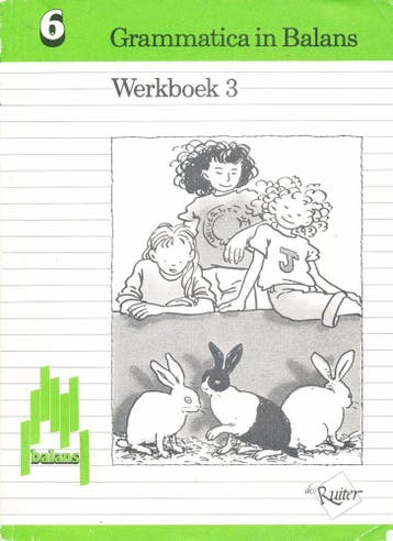 Grammatica in Balans 6 werboek 3 (per stuk), Verzenden, Nieuw
