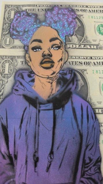 Jinks Kunst - JESSIKA 3 X 1$, Antiquités & Art