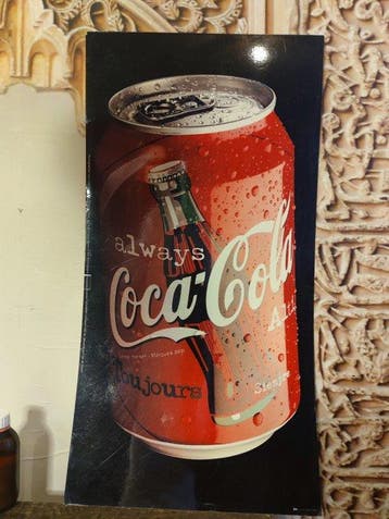 Coca-Cola-advertentie - Plaque (5) - Plastic, Aluminium