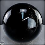 Natuurlijke zwarte zilveren glans obsidiaan Kogel – 15,9 kg