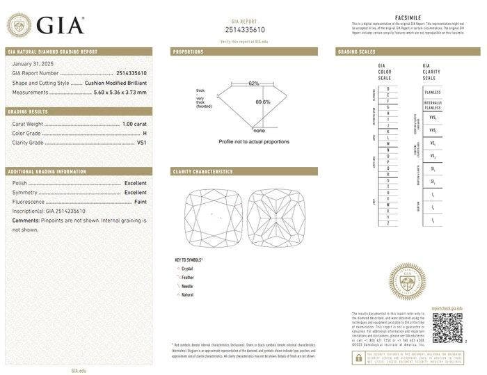 Ring - 18 karaat Witgoud - 1.45ct. tw. Diamant (Natuurlijk), Bijoux, Sacs & Beauté, Bagues