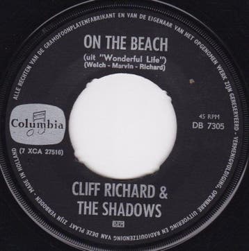 Cliff Richard & The Shadows – On The Beach Single, CD & DVD, Verzenden