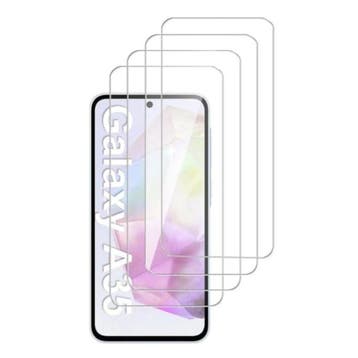 4-Pack Samsung Galaxy A10 Screen Protector - 9H Film Gehard, Télécoms, Verzenden