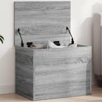 vidaXL Opbergbox 60x42x46 cm bewerkt hout grijs sonoma, Verzenden