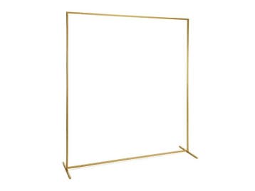 Backdrop stand, frame, gold, 200x200 cm, Verzenden, Nieuw