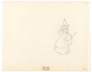 Walt Disney - Dessin d’animation original : Flora - Sleeping, Verzamelen, Nieuw