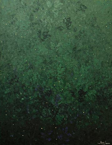 Mara. J XL - Emerald Firefly Grove