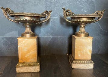 Cassolette - Bronze doré, Antiquités & Art