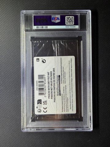 Pokémon - 1 Graded card - Pikachu with Grey Felt Hat 085