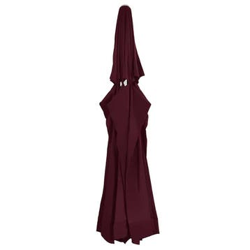 vidaXL Vervangingsdoek voor parasol 610 cm bordeauxrood, Tuin en Terras, Verzenden, Nieuw