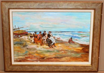 École Valencienne (XX) - Sur la plage