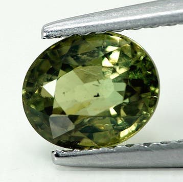 1 pcs Geel, Groen Alexandriet - 1.36 ct - Gemological, Handtassen en Accessoires, Edelstenen, Nieuw