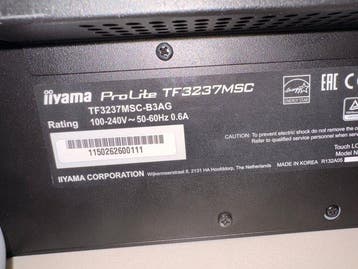 iiyama - Monitor (1) - In vervangende verpakking, Nieuw