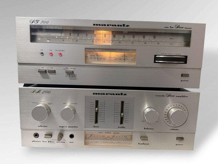 Marantz - PM 200 / ST 300 Ensemble hi-fi - Différents, Audio, Tv en Foto, Radio's