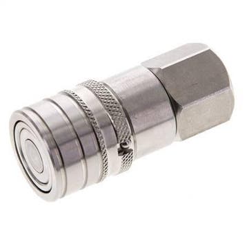 Acier inoxydable DN 6 à face plate pour prise hydraulique G, Doe-het-zelf en Bouw, Verzenden, Nieuw