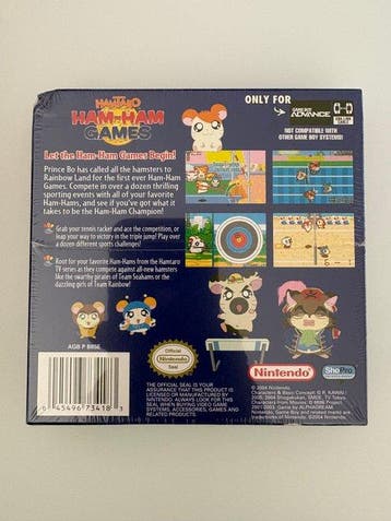 Nintendo - Gameboy Advance - Hamtaro Ham-Ham Games -, Nieuw