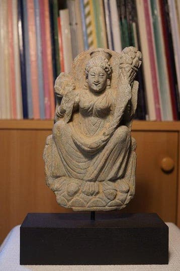 Gandhara - schist sculptuur - 20 cm