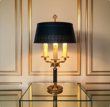 Maison Lucien Gau - Paris - Bouilotte lamp - Trois Feux -