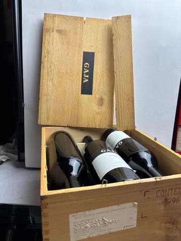 1996 Gaja Conteisa - Piëmont - 6 Flessen (0.75 liter), Nieuw