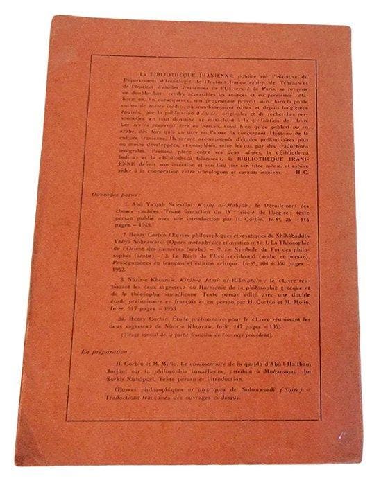Henry Corbin - Etude préliminaire pour Le Livre réunissant, Antiek en Kunst, Antiek | Boeken en Manuscripten