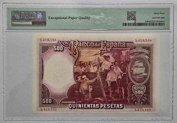 Spanje. - 500 Pesetas 1931 ND(1938) - Pick 84 (Zonder