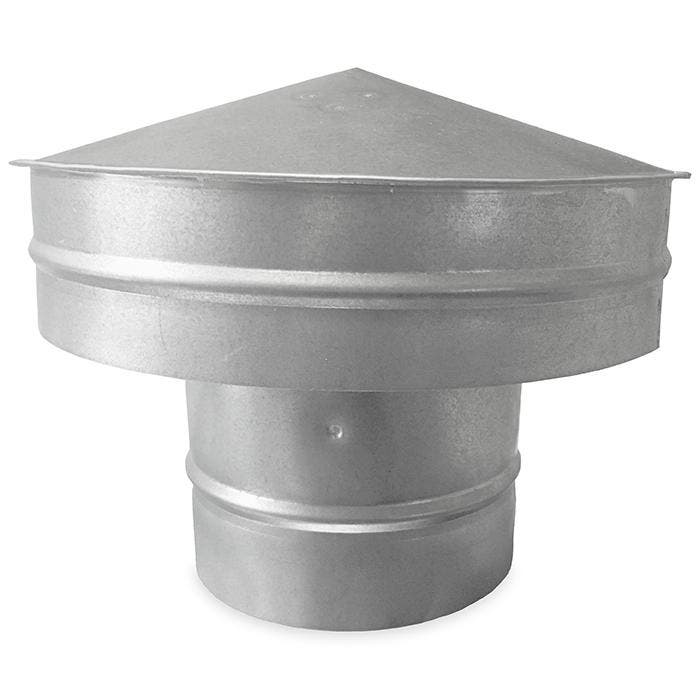 Regenhoed met extra regenbescherming & gaas Ø160mm, Bricolage & Construction, Ventilation & Extraction, Envoi