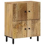 Mangohout Kast 60cm | Tweede kansje | OP = OP (bijzetkast), Verzenden