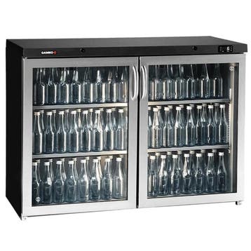 Barkoelkast | MAXIGLASS | 328L | Antracietgrijs/RVS |, Verzenden