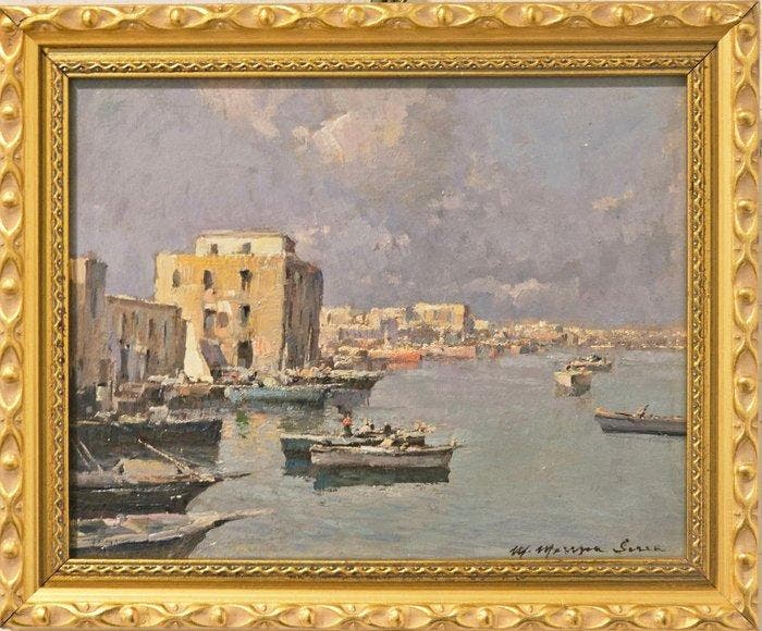 Mario Maresca Serra (1912 - 1991) - Marina, Antiek en Kunst, Kunst | Schilderijen | Klassiek