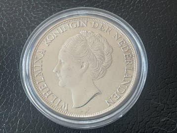Curaçao (Caribisch Nederland). Wilhelmina. 2 1/2 Gulden 1944