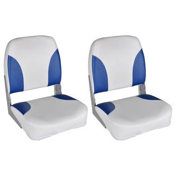 vidaXL Bootstoelen 2 st inklapbare rugleuning 41x36x48 cm, Watersport en Boten, Verzenden, Nieuw